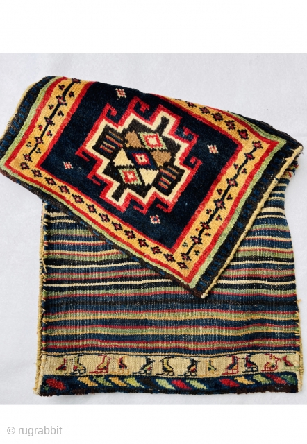  complete Luri Bakhtiyari khorjin circa 1890.all good natural colos and good condition size 80x50cm                  