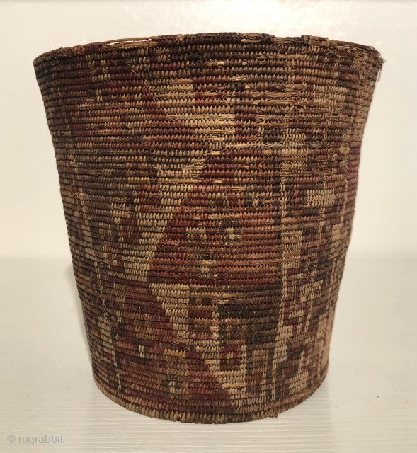 Ancient Altiplano polychrome baskets.  A.D. 600 - A.D. 1100.  These finely made highland Andean baskets are far from common very few are known. The Denver Art Museum has a small  ...
