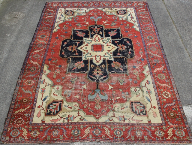 Very fine, antique 'Serapi' Heriz carpet 9'3" x 11'10" / 291 x 363cm
More information at www.jamescohencarpets.com
                 