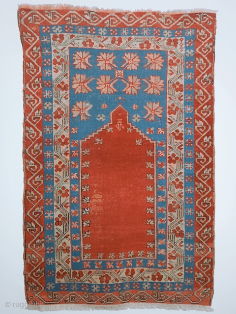 Antique Decorative Turkish prayer rug for internal design
155cm * 103cm
for more images flease contact.
https://www.ebay.com/itm/374567006980

                   