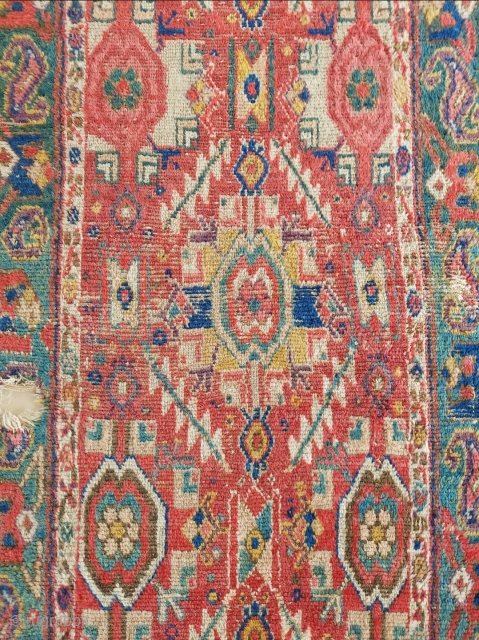 Persian Shahsevan Runner circa 1800 size:95 x 338 cm                        
