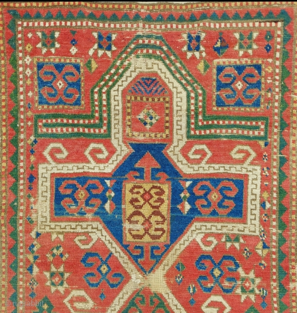 19th.Century Prayer Kazak Rug size: 105 x 180 cm                        