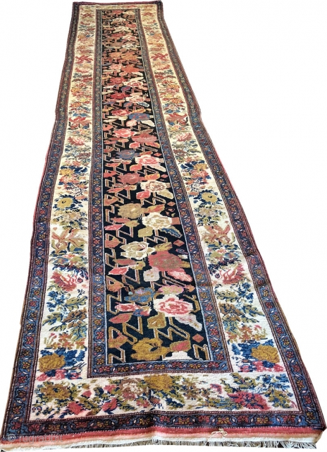 Very Attractive Luri Bakhtiari Hallway runner. Is in awesome condition for its age. Measures 3'-6" x 16'-10".                