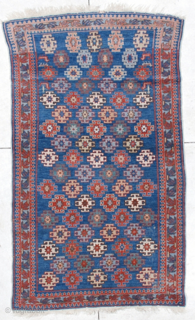 #6471 Kuba Antique Caucasian Rug 
Size: 3’9″ X 6’4″
Age: 19th Century
 Price on Request                   
