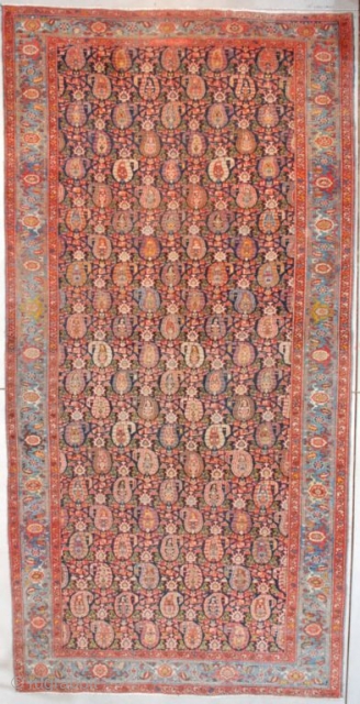 #7558 Antique Heriz Persian Rug 
Size: 6’10” X 13’9″ (210 x 423 cm)
Age: Circa 1910
https://antiqueorientalrugs.com/product/7558-antique-heriz-persian-rug/                  