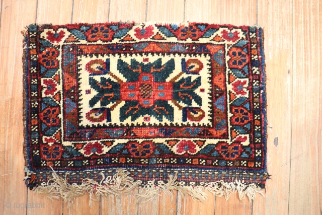 Antique Afshar 10''x1'3''.  As is condition                          