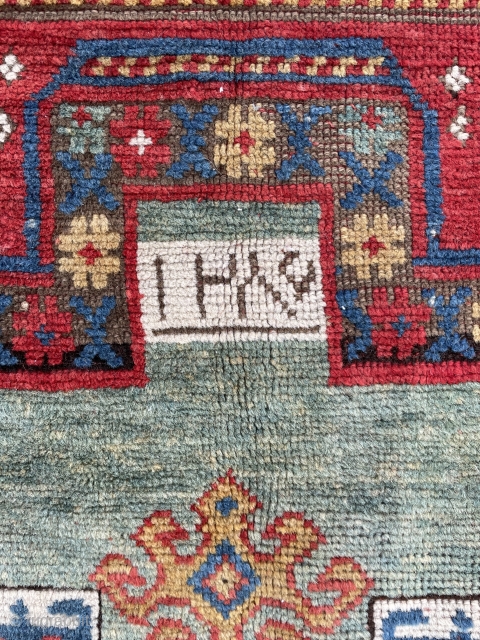 Caucasian carpet all colors natural dye size 184x112 cm                        