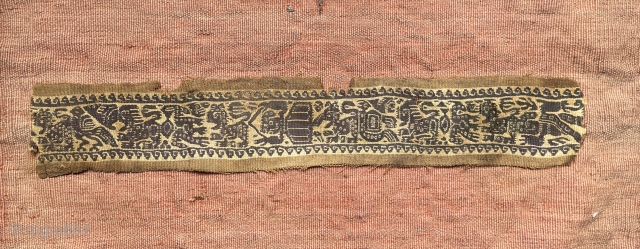 egypt kilim band fragmant size 43x7cm                           