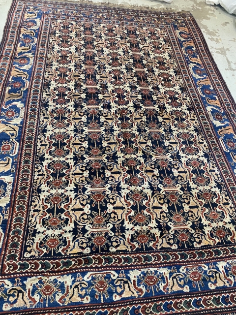 Antique Qashqai 6-6x9-6 feet very good condition 
Wool foundation                        