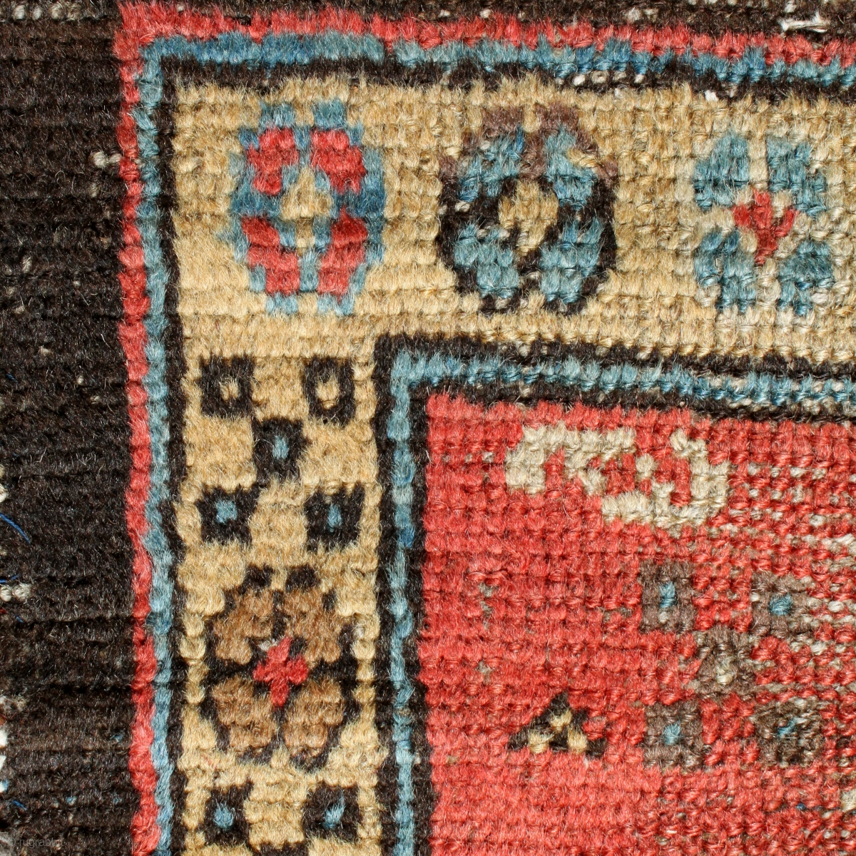Antique Hamedan rug, first half of 19th century or even older, 120x72cm