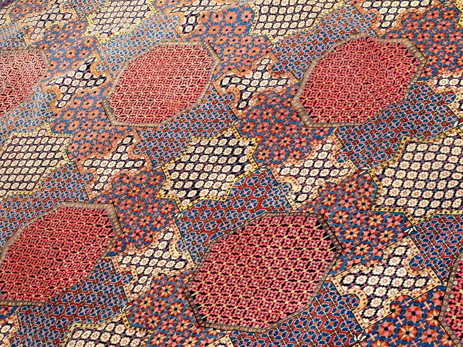 Fine antique Kashan carpet Size:400x300 cm P.O.R | rugrabbit.com