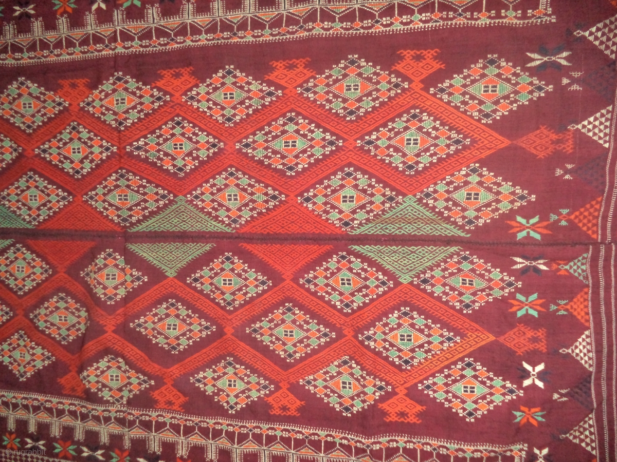 Odhani probably from Shekhwati district of rajasthan. very rare design