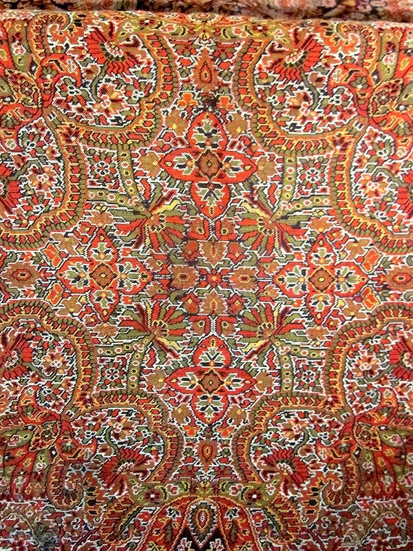 Square Indian Paisley shawl size 68*70inches. Perfect
