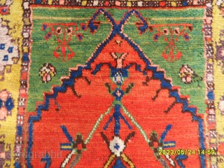 Antique Anatolian Konya Rug 
size:137x100 cm.                           