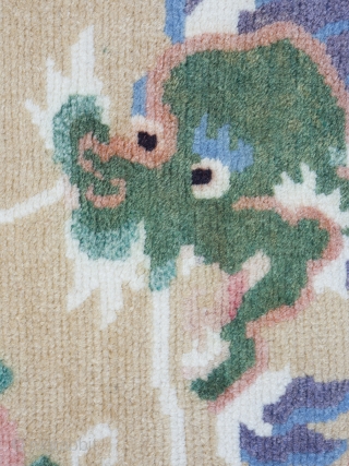 Tibetan Khaden Rug


Dating to circa 1970 and in superb, original condition.  Featuring a simple, elegant design which has been well drawn in wonderful pastel tones.



Tibetan carpets were only made in a few formats  ...