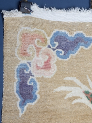 Tibetan Khaden Rug


Dating to circa 1970 and in superb, original condition.  Featuring a simple, elegant design which has been well drawn in wonderful pastel tones.



Tibetan carpets were only made in a few formats  ...