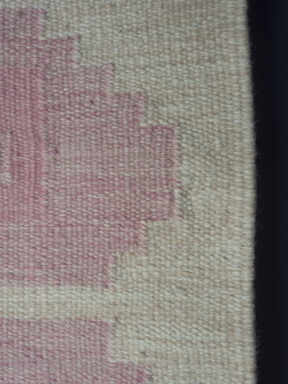 Pink Mid Century Swedish Rollakan Rug Circa 1950

A pretty and striking Swedish flat weave (Rollakan) Rug, 200cm x 137cm (78 x 54 inches).

With it's delicate pastels and graphic drawing style, the design and colour  ...