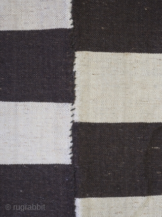 Large early to Mid Century Persian Jajim in a striking, modernist two tone design. 150cm x 240cm (94.4 inches x 59 inches)

With a superb, bold and graphic design that is tremendously well  ...
