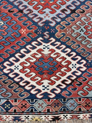 Sahsavan Bag Face 1870s nice saturated Natural colors size 1'11X2'8                       