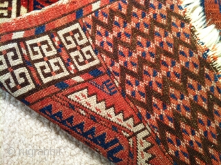 late 19th century Tekke Ensi size 47"X53"                          