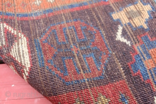 Central Anatolian Rug 1860s full pile 4'4X5'8                          