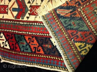 19 century kuba prayer rug 2'9X3'11                           