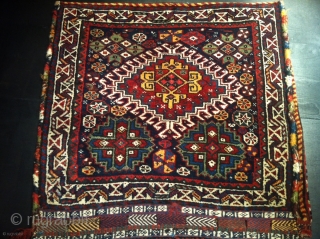  Luri bag unusual backing 1890 or 1900s good color great condition size 28'X29'                   