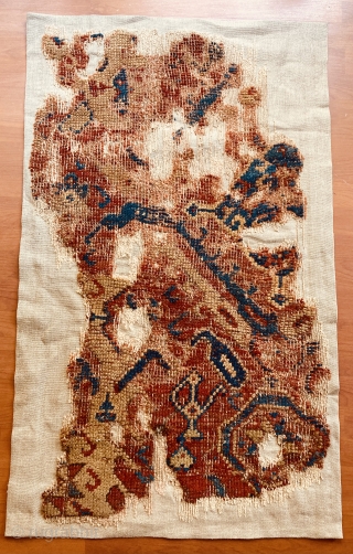 Antique West Anatolian Ushak Rug Fragment 
Size:110x65 cm                         