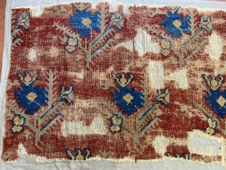 Antique West Anatolian Ushak Rug Fragment 
Size:90x156 cm                         