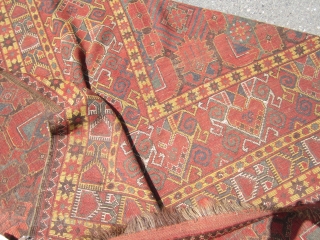 huge antique BASHIR rug 8' 7" x 21' 7" great colors solid rug have few repairs its all there no dry rot clean rug. SOLDDDDDDDDDDDDDDDDDDDDDDDDDDDDDDDDDDDDDDD        