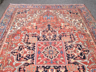 beautiful antique heriz serapi rug great colors great design and great condition 8' 1" x 10' 9" solid rug SOLDDDDDDDDDDDDDDDDDDDDDDDDDDDDDDDDDDDDDDDDDD             