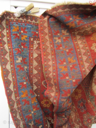 antique Karachopf kazak measuring 5' 1" x 7' 11" as found condition clean no pets and no smoke no dry rot. any questions please feel free to ask. SOLDDDDDDDDDDDDDDDDDDDD    
