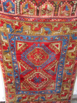 antique konya rug great drawing great colors very good pile nice and clean collector rug 48" x 74" ready to go. SOLDDDDDDDDDDDDDDDDDDDDDDD           