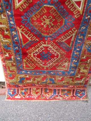 antique konya rug great drawing great colors very good pile nice and clean collector rug 48" x 74" ready to go. SOLDDDDDDDDDDDDDDDDDDDDDDD           