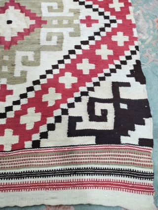 Antique swedish scandinavian rug in Exellant condition size 5 by 4.1 feet                     