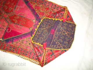 Handmade Swati pulkari cusian cover.
Size 30inch by 14inch.
Good condition.                        