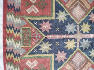 Antique 1930 swedish Scandinavia skane cushion                           