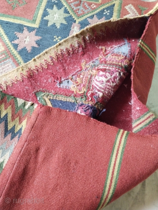 Antique 1930 swedish Scandinavia skane cushion                           