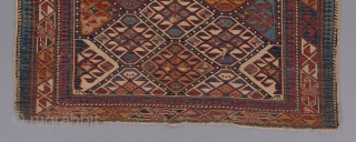 Shirvan prayer rug. 4'5" X 3'2".                           
