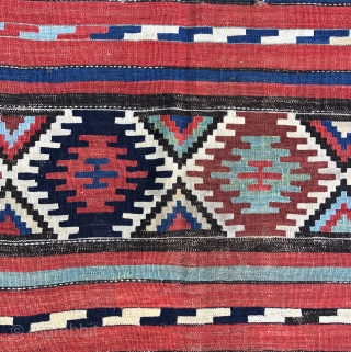 Antique Caucasian Shirvan Kilim Please send to message directly 21ben342125@gmail.om                       