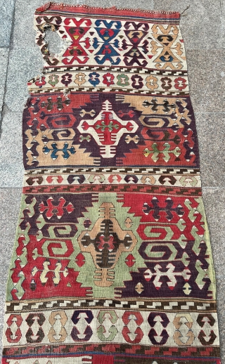 Antique Konya Karapinar Kilim Size 90x440 cm Please send to email directly 21ben342125@gmail.com                    