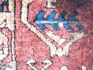 18th century Star Bergama Fragments, 2/3 of the rug, (I don't know why it was cut or where the final third is.) Several examples of this type are known. This piece has  ...