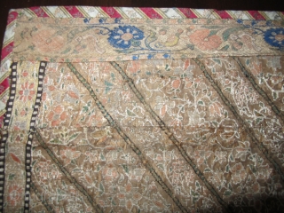 Safavid Persian silk and metal thread textile. Former MFA, Boston piece.                      