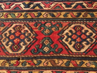 Sumack mafrash main panel. Cm 39x106. End 19th, early 20th c. Should be Caucasian, but could also be a Shahsavan product. Rough weave, Colors: some might not be natural. New collector? Get  ...