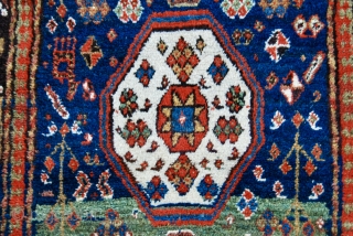 Shahsavan rug, cm 380x110, or ft 12.5x3.6. End 19th/early 20th century - Mint condition - High, full, heavy pile - Great, soft wool - Fantastic, natural dyes - No restorations, no holes,  ...