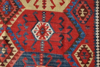 Kars long Kilim, Eastern Anatolia, cm 155x410, 2nd half 19th century, great colors, great condition, few minor restorations, rare, collection piece. - For ref see "KIlims" by Yanni Petsopoulos, page 222, Thames  ...