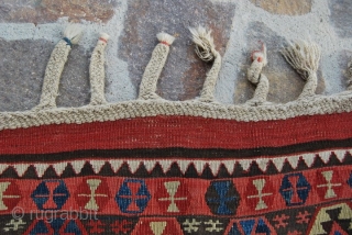 Kars long Kilim, Eastern Anatolia, cm 155x410, 2nd half 19th century, great colors, great condition, few minor restorations, rare, collection piece. - For ref see "KIlims" by Yanni Petsopoulos, page 222, Thames  ...