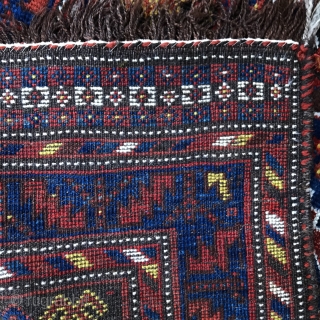 Antique rug, 219 x101cm, good condition, no repairs,, saturated colours, gently washed is looking for a new home.               