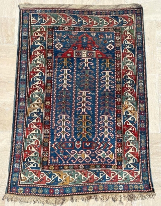 Shirvan Rug Circa 1860 size 92 x 133 cm. Great Condotion                      