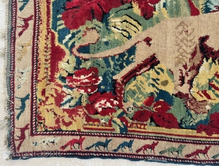 Very Rare Design Zechur Rug Circa 125x185 cm                         